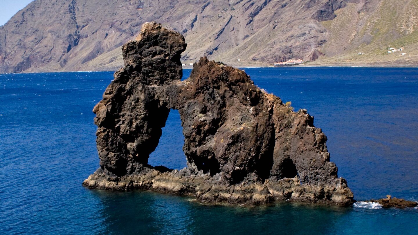 der Roque de Bonanza an der Ostküste El Hierros