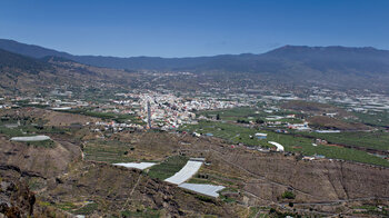 Blick nach Los Llanos vom Mirador del Time