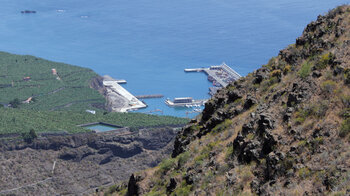 Blick nach Puerto de Tazacorte vom Mirador del Time