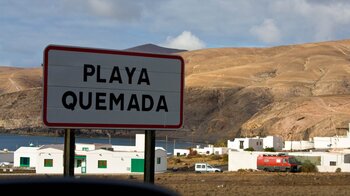 auf dem Weg nach Playa Quemada auf Lanzarote