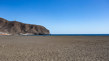 der weite Strand von Gran Tarajal auf Fuerteventura