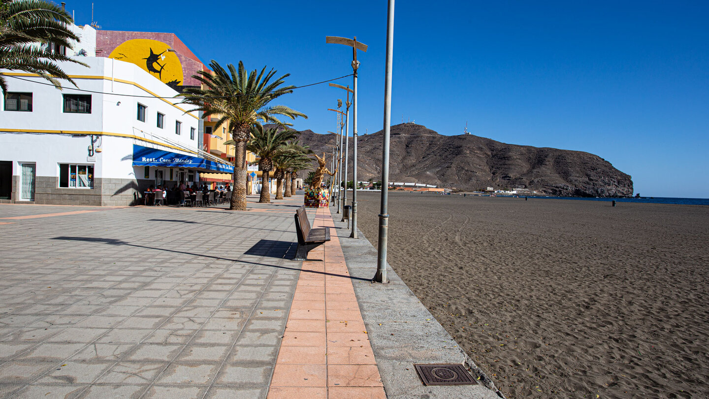 die Strandpromenade von Gran Tarajal auf Fuerteventura