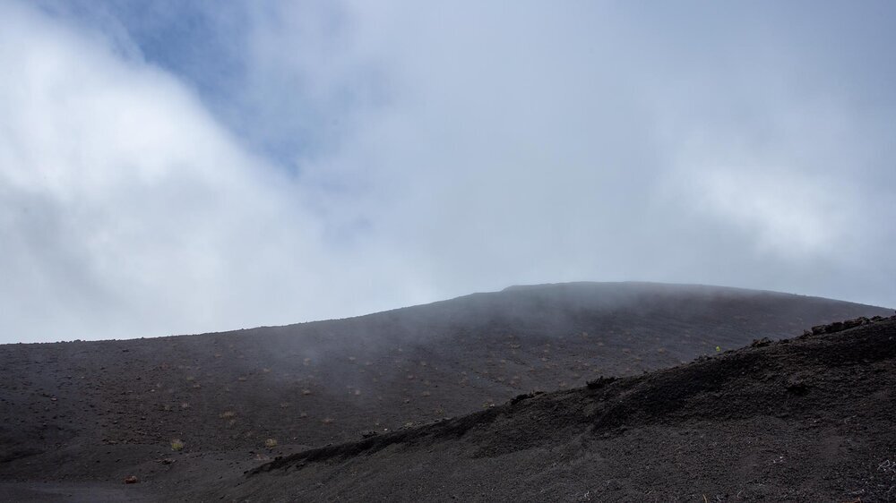 Der Vulkan Montaña Negra