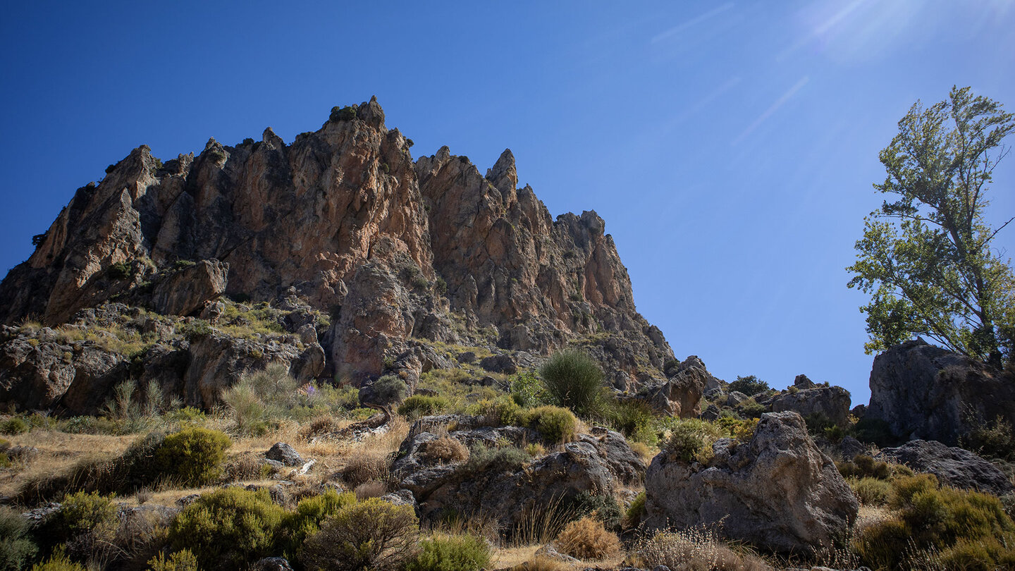 Tajo de las Palomas auf der Wanderung Cahorras de Monachil