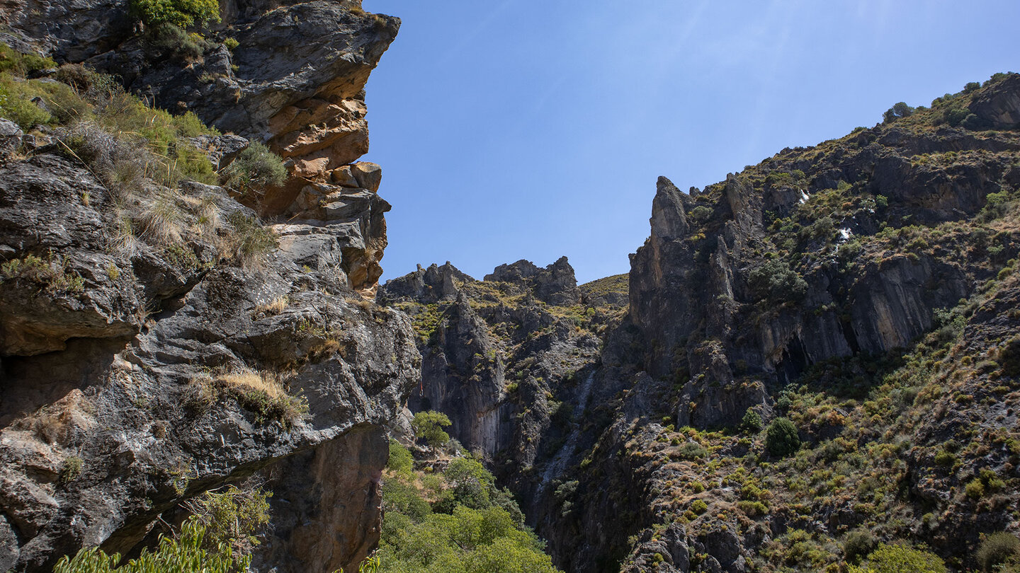 Ausblicke über die Monachil-Schlucht