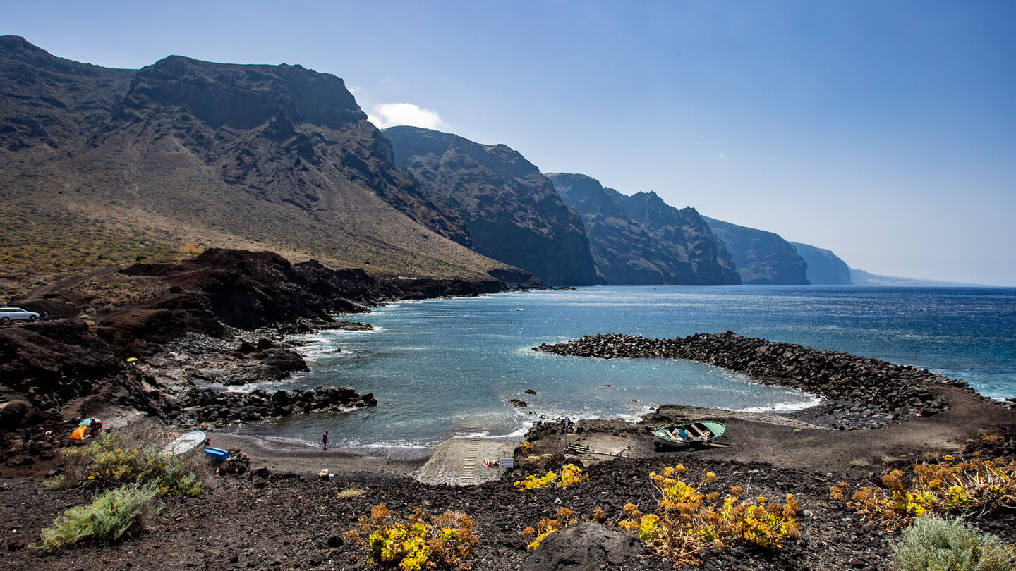 der Strand Playa de Ballenita an der Punta de Teno