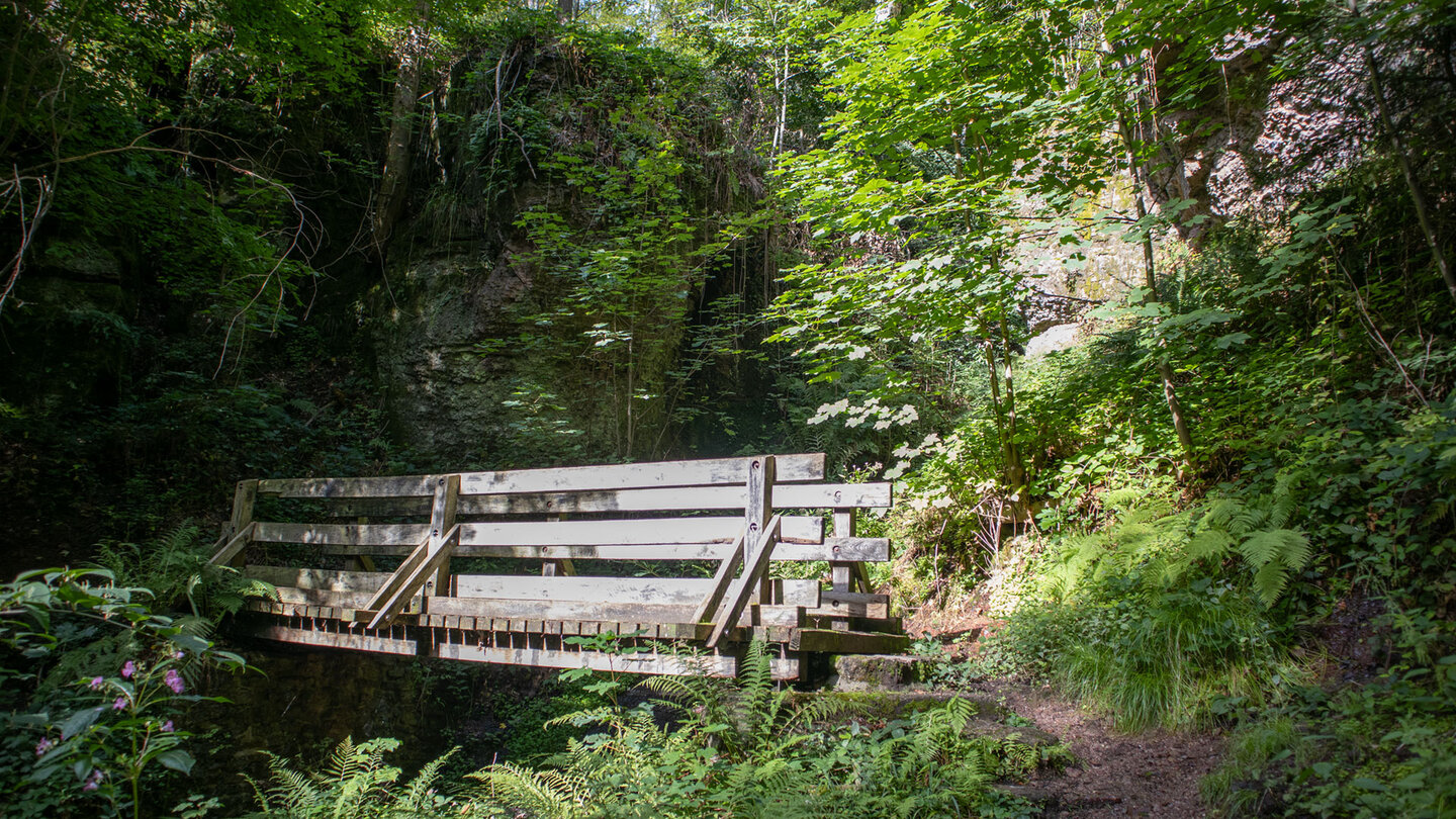 Brücke über den Beerbach in der Wolfsschlucht