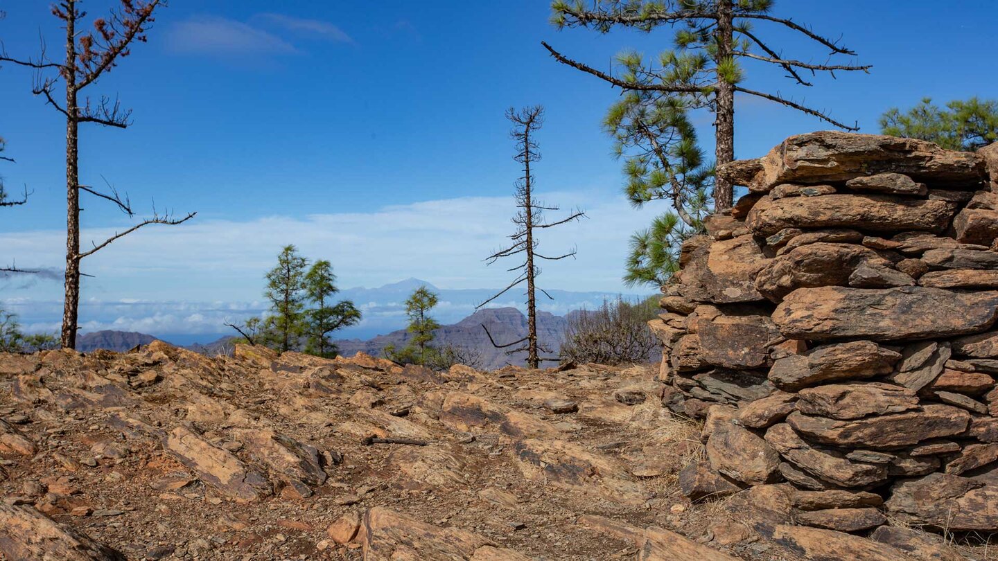 vom Montaña de Tauro blickt man bis zur Insel Teneriffa