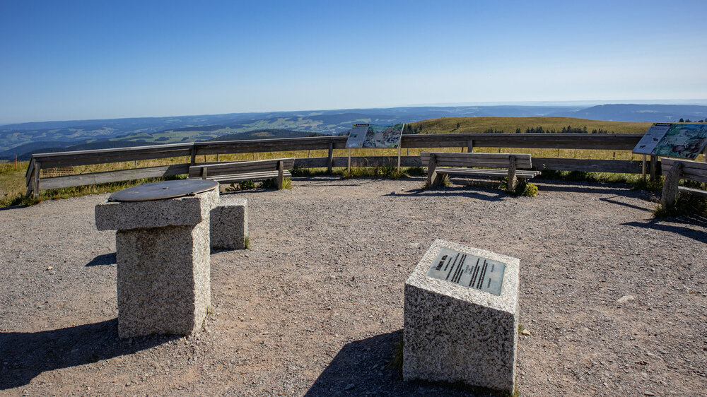 Am Gipfel des Feldberg im Schwarzwald