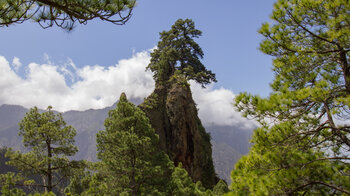 der Roque del Huso auf La Palma