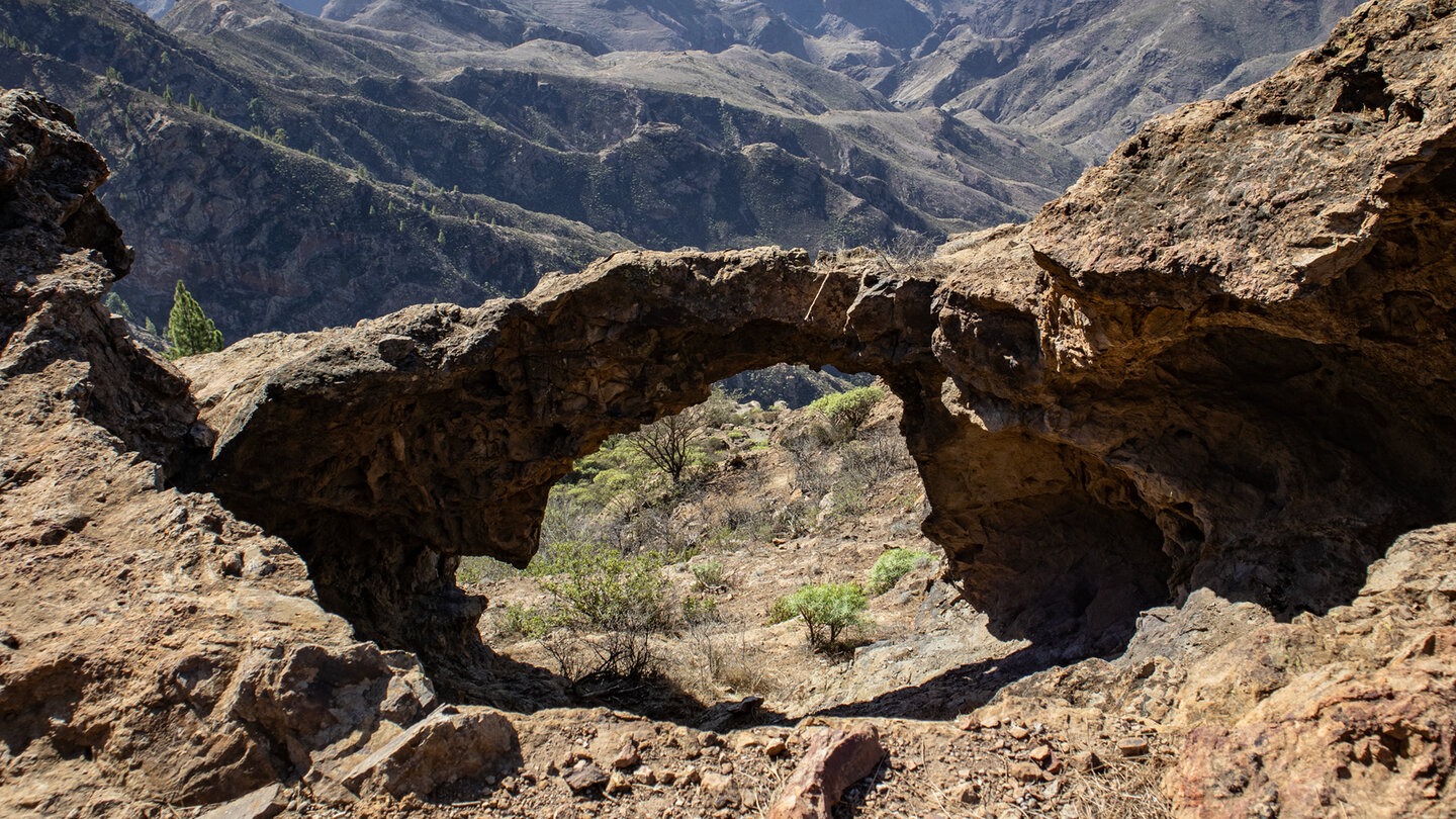 Felsbogen nahe des Arco del Escobón