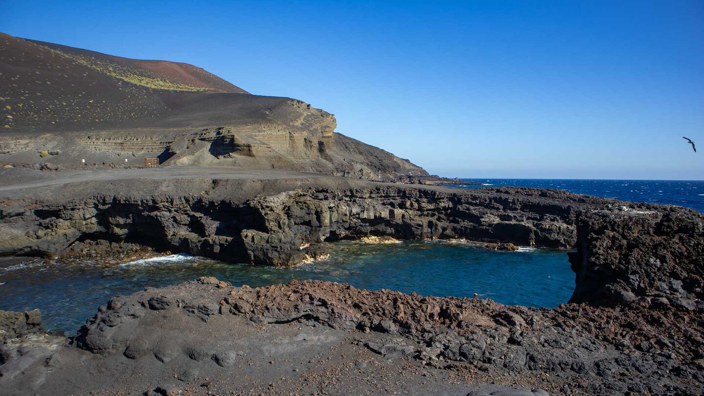 raue Lavaküste an der Punta de las Cabras