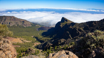 der Pico de Cho Marcial vom Sendero 17 des Teide Nationalpark