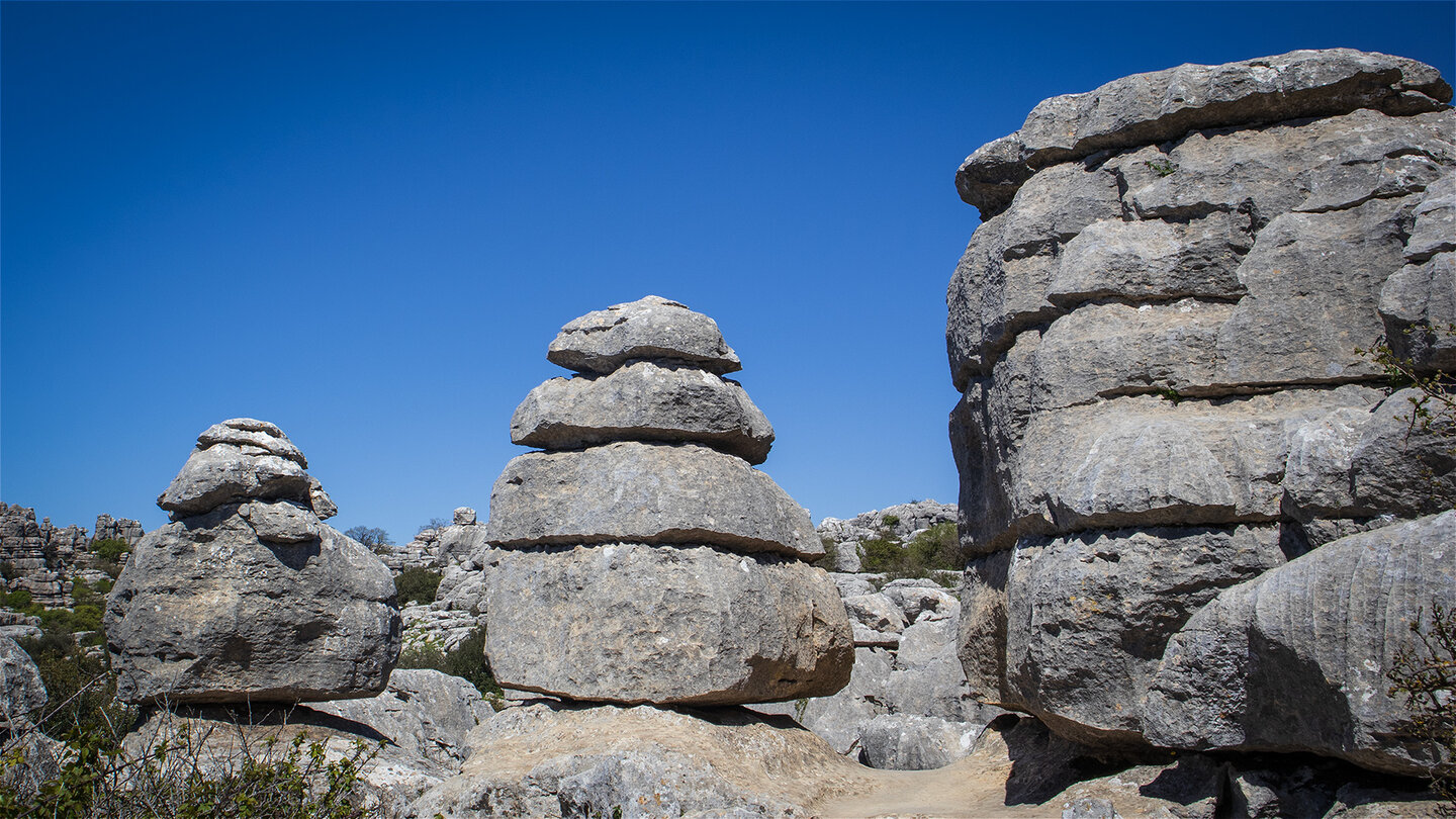 die Riesenköpfe Las Meninas im El Torcal de Antequera Las Meninas im El Torcal de Antequera