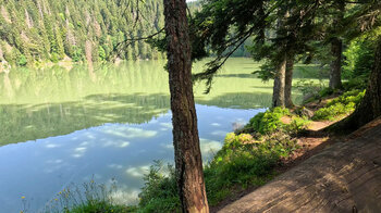 Uferpfad am Lac Vert