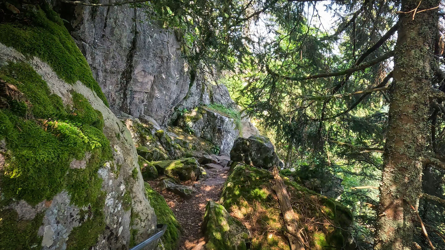 Felsenpfad der Hirschsteine