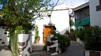 kleine gemütliche Gasse in Tejeda auf Gran Canaria