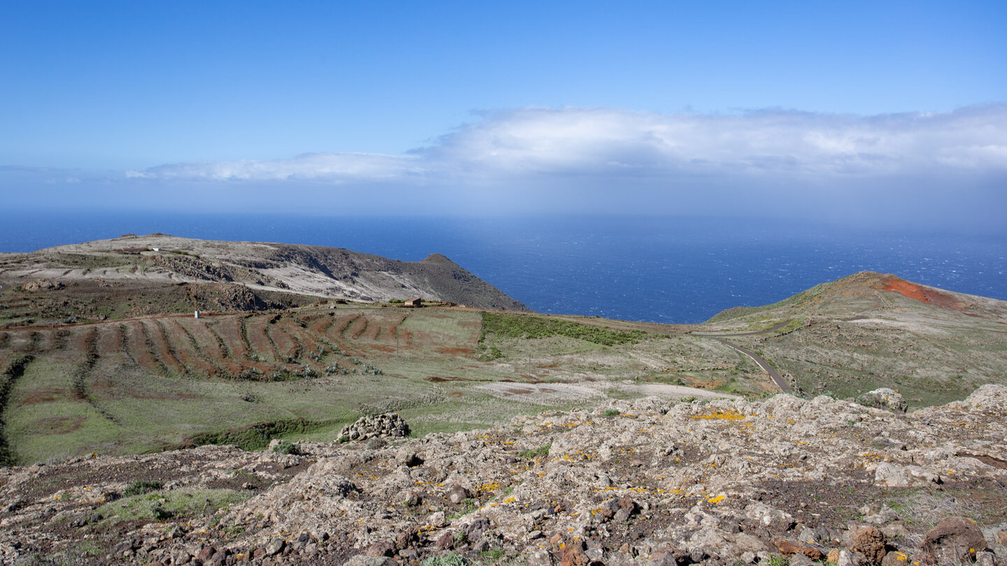 das Hochplateau Teno Alto mit Blick auf den Atlantik