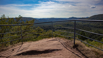 Ausblick von der oberen Plattform der Waldeck