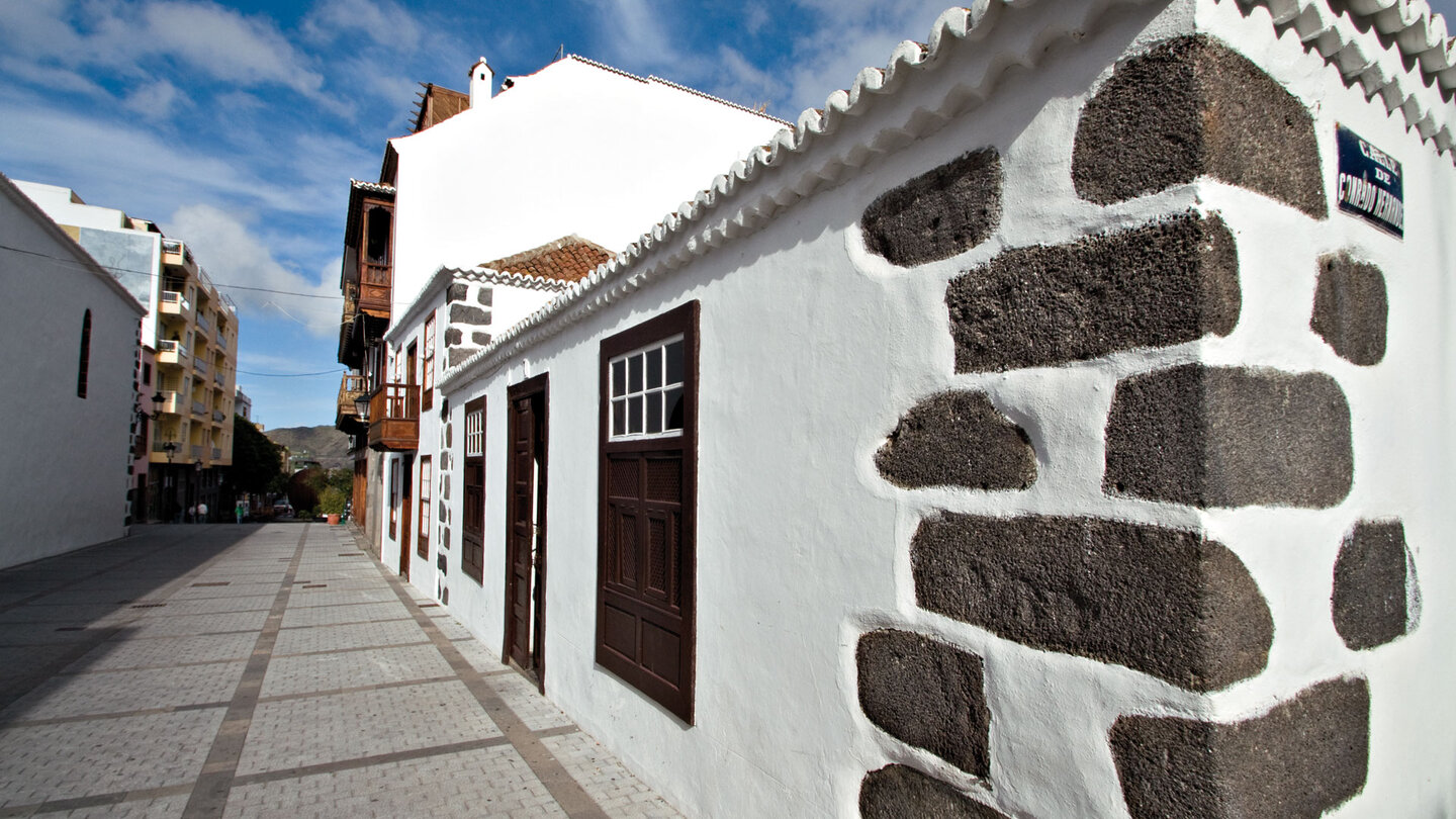 historische Fassaden in der Altstadt von Los Llanos de Aridane