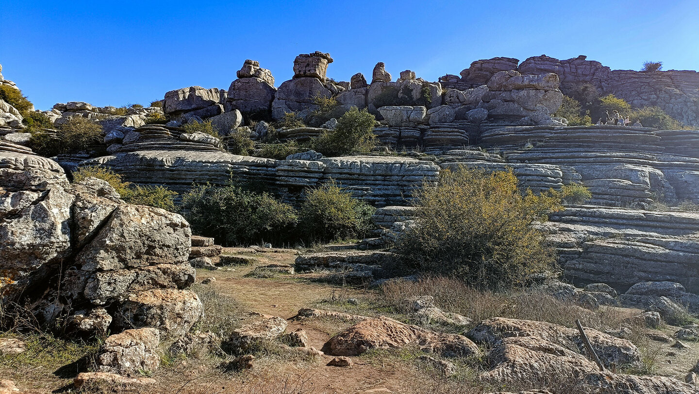 Schichtgestein im El Torcal de Antequera