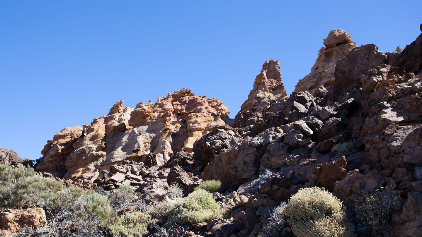 die Erosionsfelsen Roques de Capricho