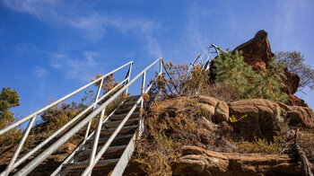 Treppe am Römerfelsen