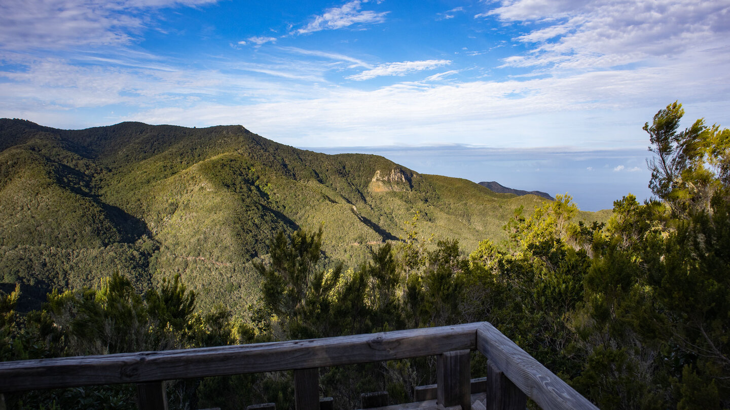 Aussichtspunkt an der Pista Monte de Agua