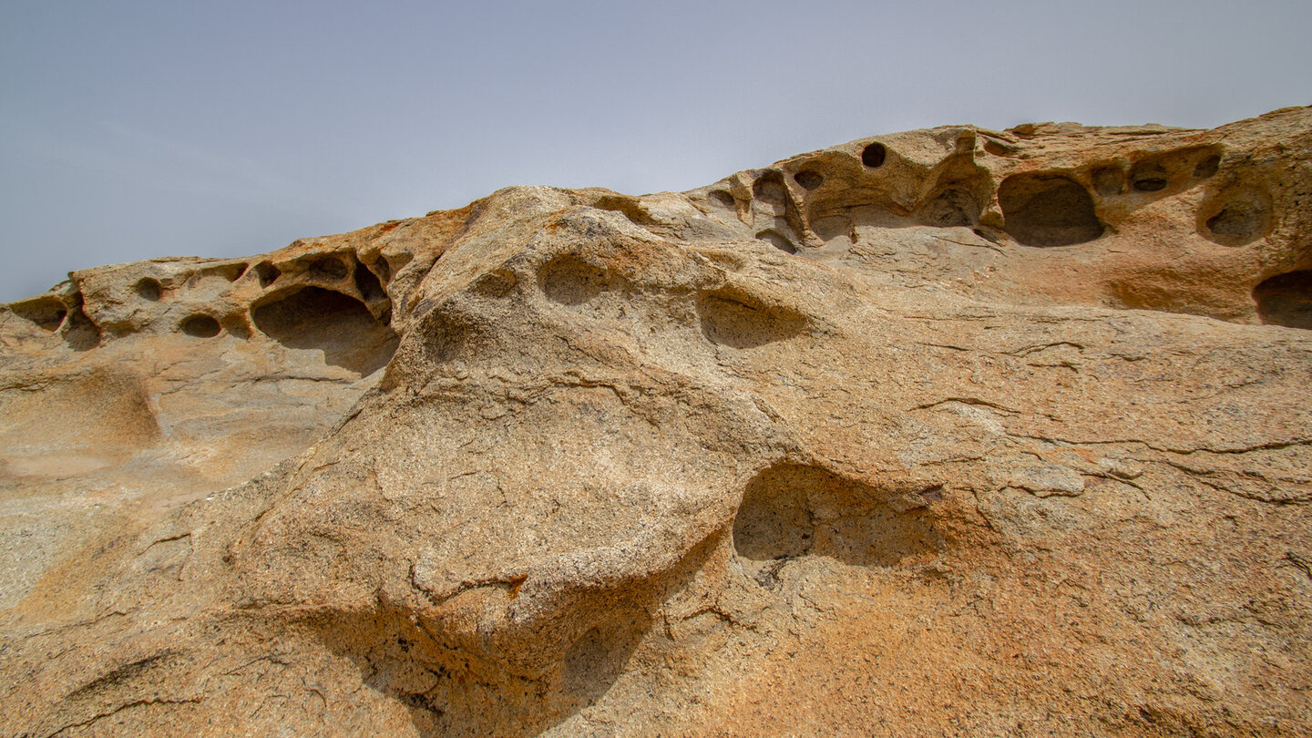 biizarre Lavaformationen am Mirador del Risco de las Peñas auf Fuerteventura