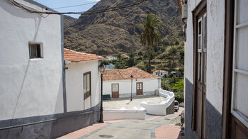 typische Gasse in Hermigua auf La Gomera