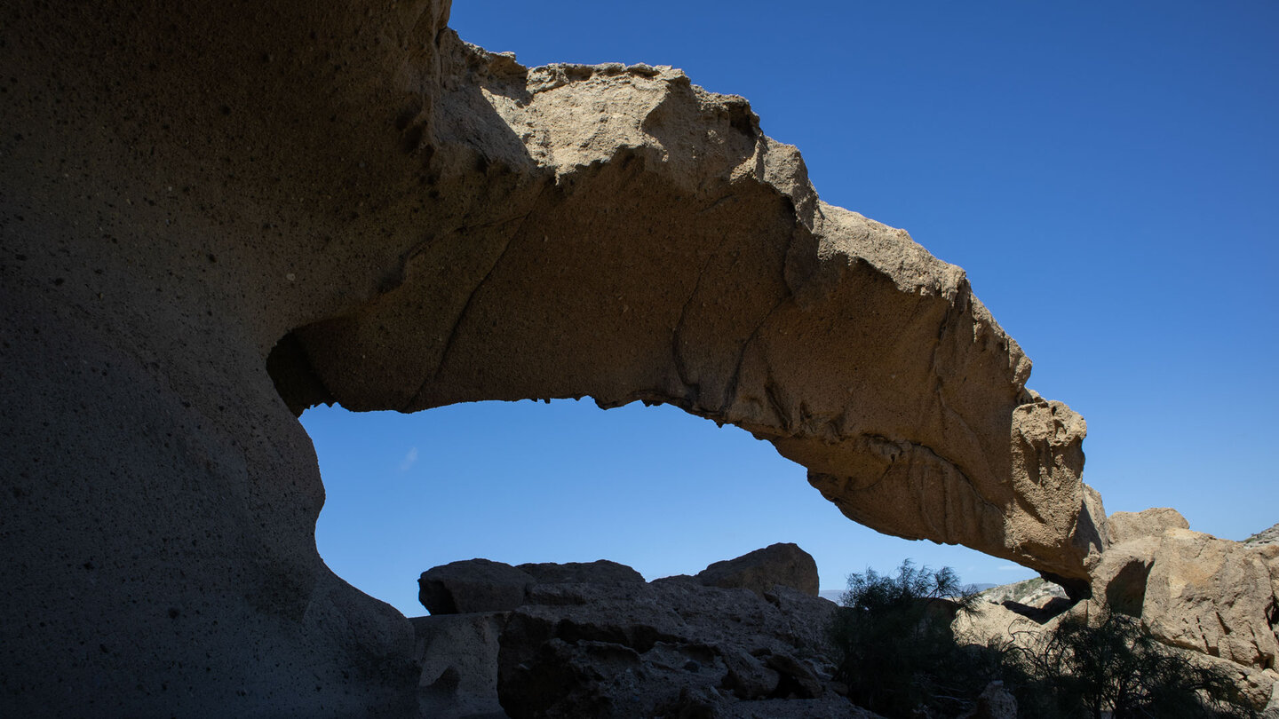 der Felsbogen Arco de Tajao