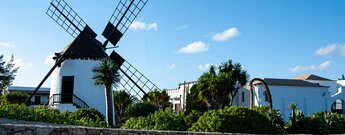 das Gelände des Museums Molino de Antigua auf Fuerteventura