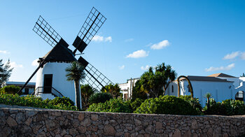 das Gelände des Museums Molino de Antigua auf Fuerteventura