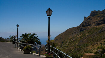 Blick zum Atlantischen Ozean in Imada auf La Gomera