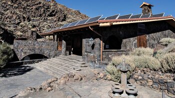 das Besucherzentrum El Portillo im Teide Nationalpark auf Teneriffa