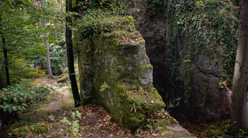 Reste der Burg Mittel-Windstein