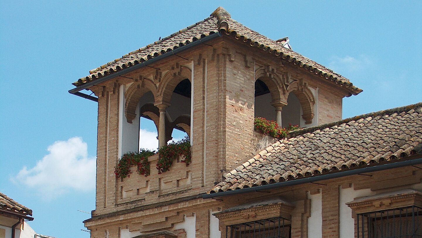 historisches Gebäude an der Plaza Maimonides