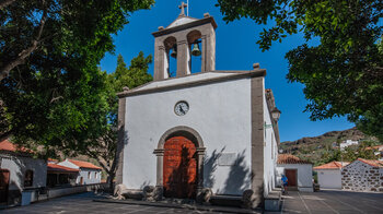 die kleine Kirche Iglesia de San Jose in Fataga auf Gran Canaria