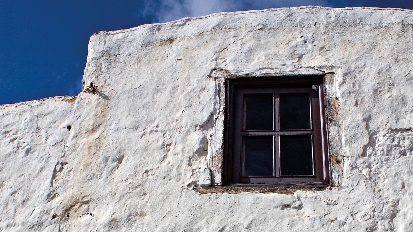 historische Häuserfassade in Teguise