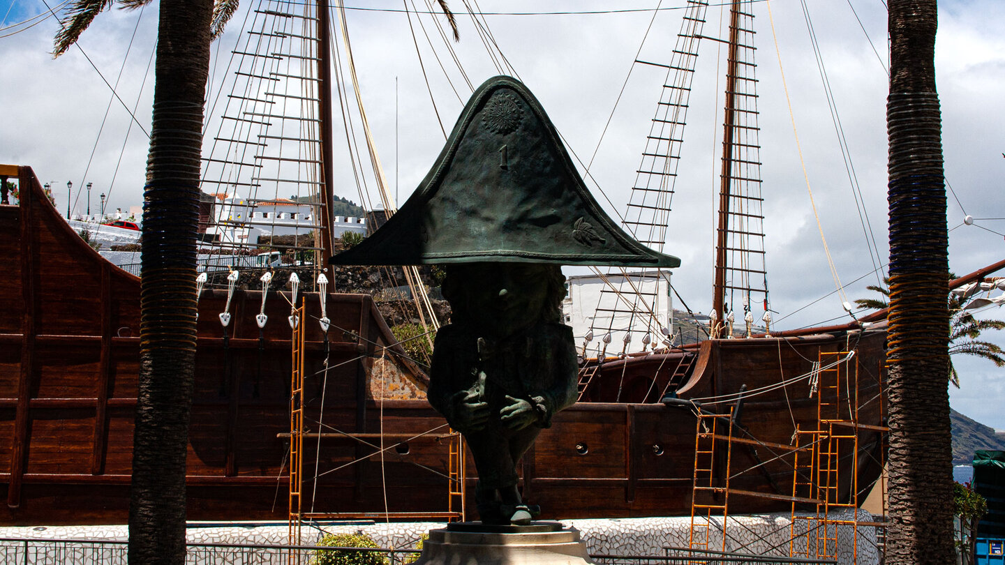 die Nachbildung der Santa Maria am Schiffsmuseum Naval in Santa Cruz de La Palma