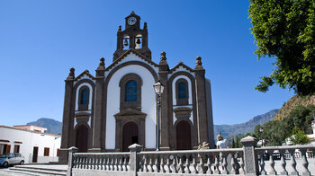 die Kirche Parroquia de Santa Lucía in Santa Lucía de Tirajana auf Gran Canaria