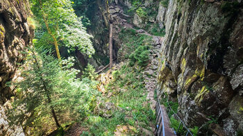 Klettersteig Les escaliers des Hirschsteine