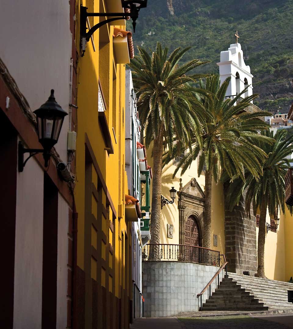 die Gasse zum alten Franziskanerkonvent in Garachico