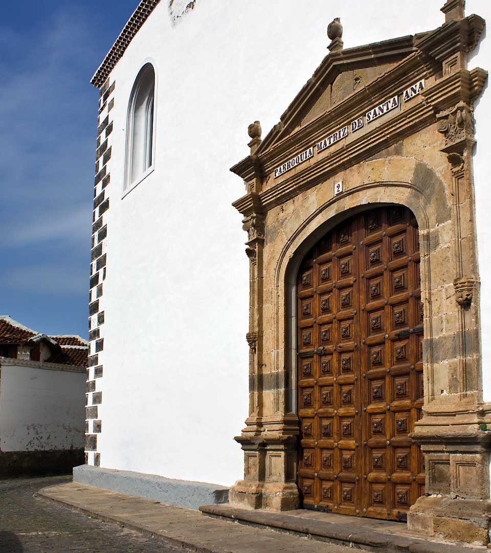 das Portal der Kirche Santa Ana in Garachico