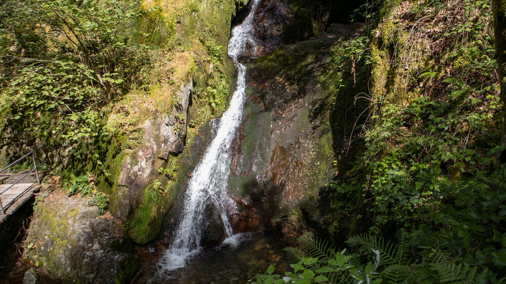 Wasserfall des Gottschlägbaches am Edelfrauengrab