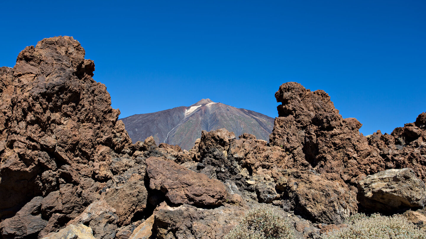 Blick auf den Teide vom Wanderweg 16 Sanatorio