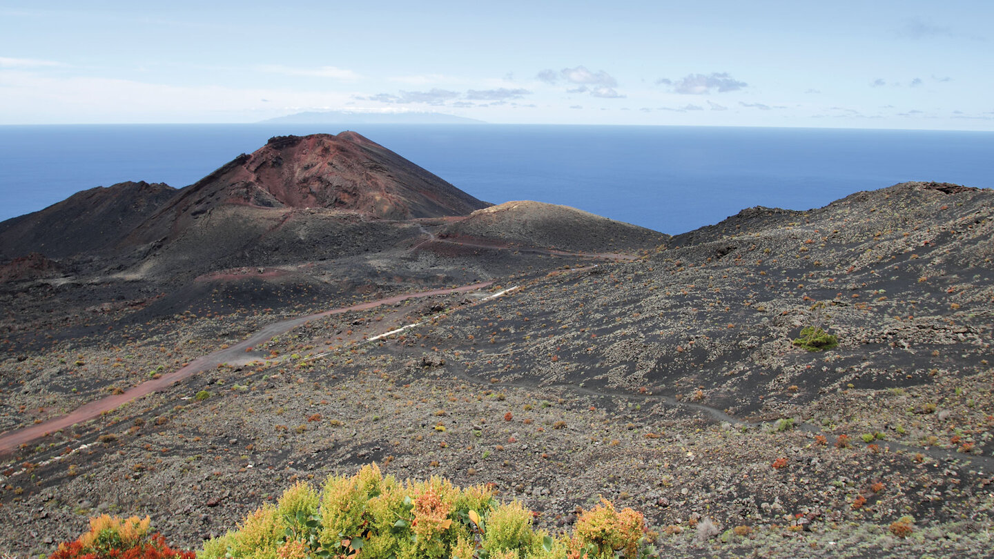 prächtiger Ausblick auf den Volcán Teneguía auf La Palma