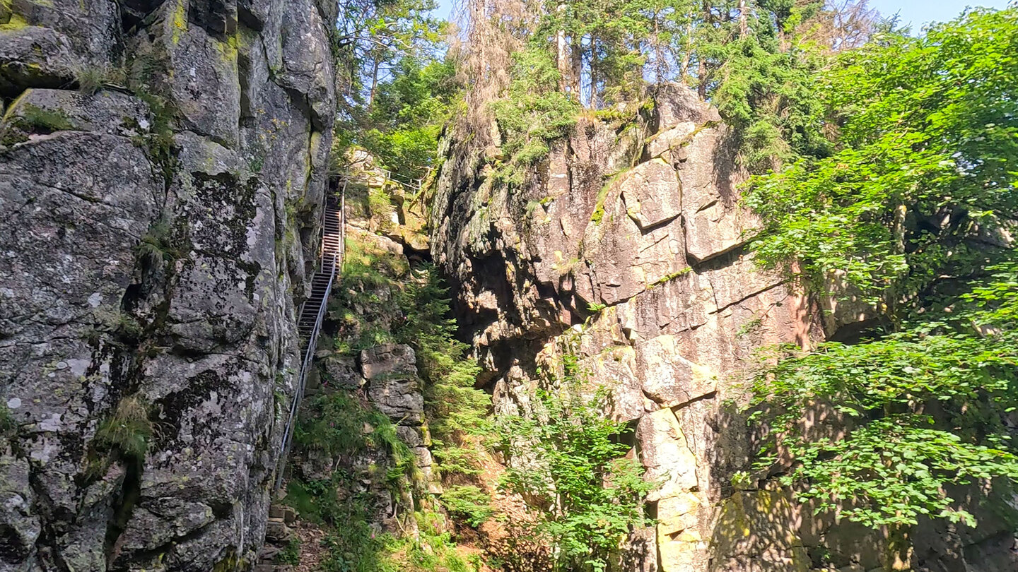 Eisentreppe Escaliers des Hirschsteine