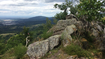 Blick vom Lochfelsen