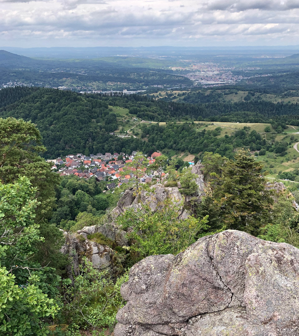 weite Aussicht auf Lautenbach